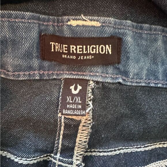 TRUE RELIGION  DENIM JUMPSUIT WOMEN'S SIZE XL New - Picture 5 of 7